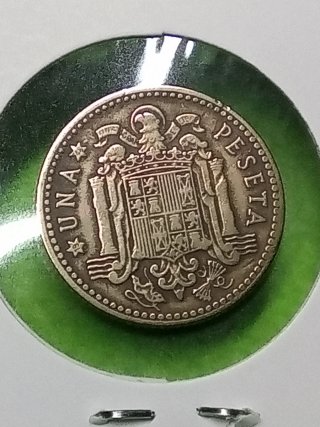 1 Peseta 1947 Franco Moneda Española estrella 48