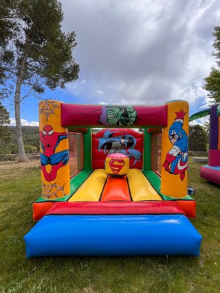 Castillo Hinchable Superhéroes