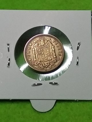 1 Peseta 1953 Franco Caudillo España estrella 54