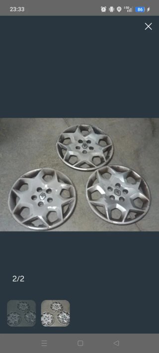 Tapacubos Renault y Seat (6 unidades)
