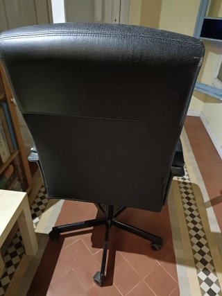 Silla de oficina Ikea negra