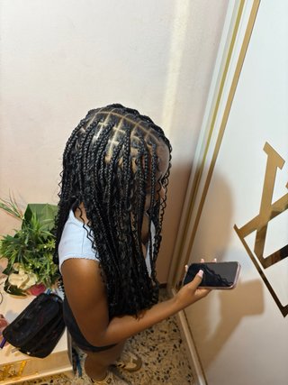 Trenzas africanas con extensiones