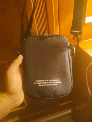 Bolso bandolera Adidas negro