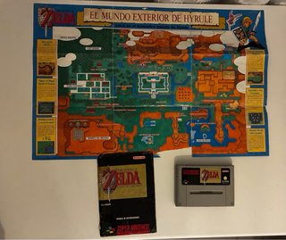 Zelda A Link to the Past PAL España SNES
