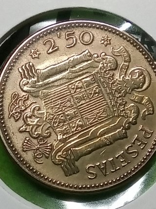 Moneda 2'50 Pesetas 1953 Franco estrella 54.