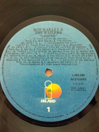 Vinilo LP Bob Marley - Legend -  Reggae