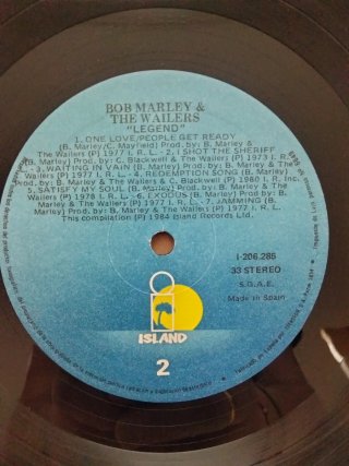 Vinilo LP Bob Marley - Legend -  Reggae
