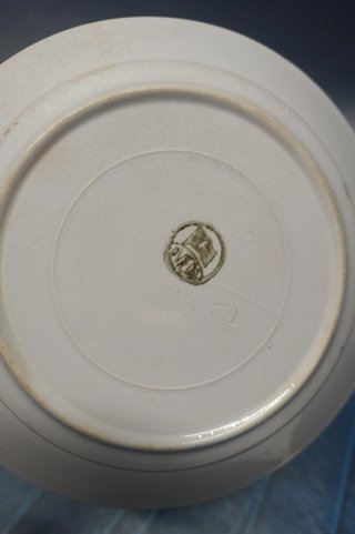 dos platos de porcelana san claudio, oviedo 18,5 cm de diámetro