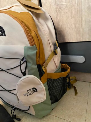 Mochila The North Face Beige y Verde
