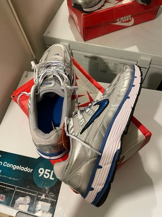 Nike Zapatillas Deportivas Plata y Azul