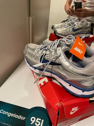 Nike Zapatillas Deportivas Plata y Azul