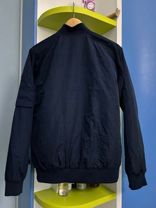 Chaqueta Bomber NASA Azul y Blanca