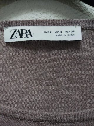 Jersey fino Zara Beige Talla XS