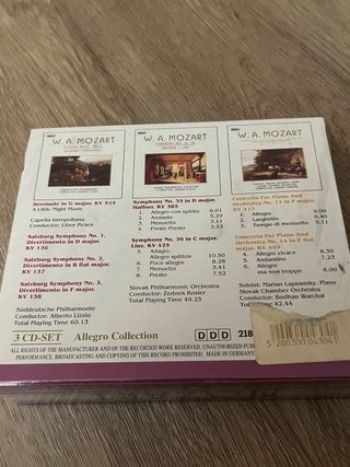 Mozart - Allegro Collection 3CD