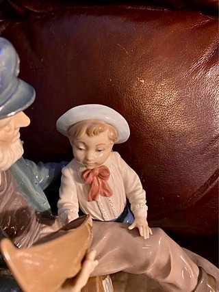 Figura "Viejo Marino y su nieto" - Lladró