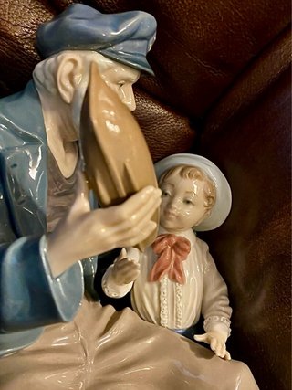 Figura "Viejo Marino y su nieto" - Lladró