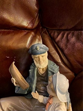 Figura "Viejo Marino y su nieto" - Lladró