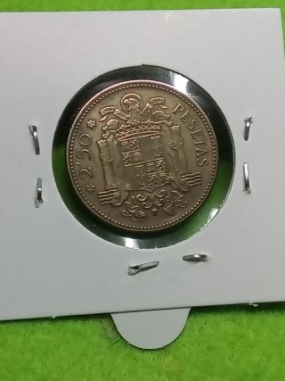 Moneda 2'50 Pesetas 1953  Franco estrella 56