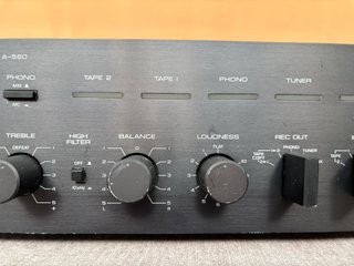 Amplificatore Yamaha A-560 Nero