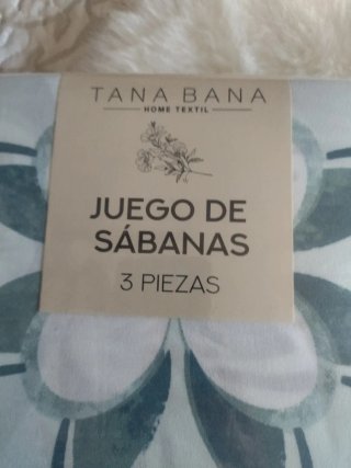 Juego Sábanas Cama 150cm Tana Bana