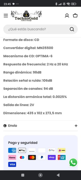 JVC XL-V184 REPRODUCTOR CD