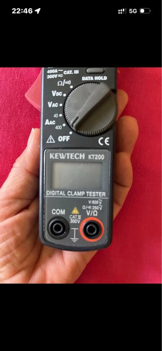 Pinça Amperimétrica Digital KEWTECH KT200