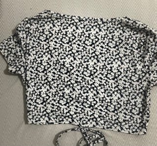 Top Fruncido Estampado Flores