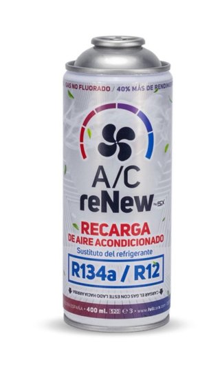Recarga A/C reNew Gas No Fluorado R134a/R12
