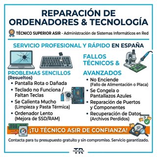 Técnico informático - Reparación y optimización