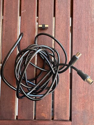 Cable Antena TV Poss ANT26 + Adaptador