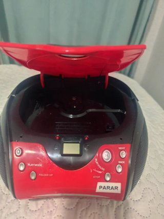Radio CD/MP3 Lenco Roja