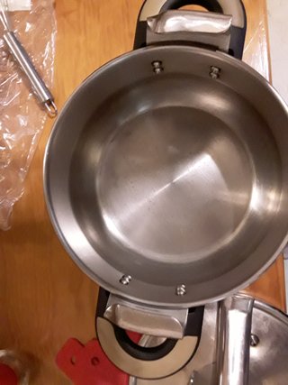 Olla Express BRA Roja y Plateada