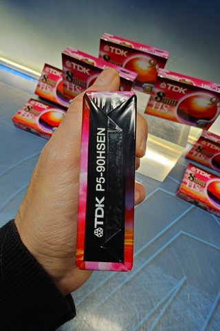 9 Cintas TDK 8mm HS 90 Nuevas para videocámara