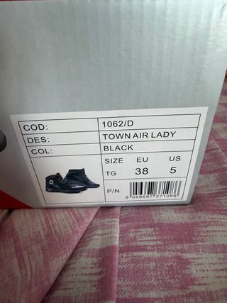 Scarpe moto nere uomo taglia 38