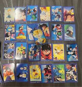 Colección Cartas Dragon Ball Z azul