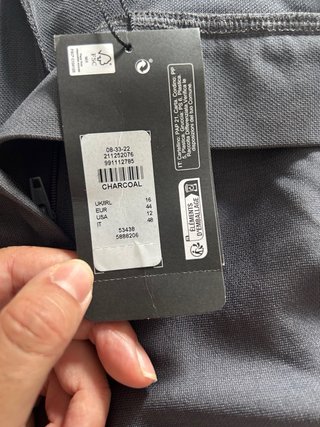 Pantalón ancho gris