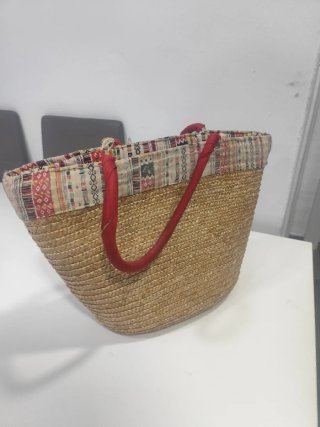 Bolso de playa de anea