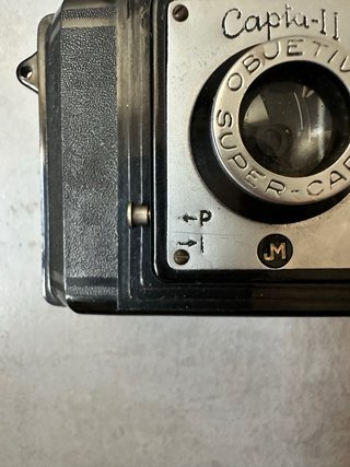 Fotocamera vintage Capta II. In funzione.