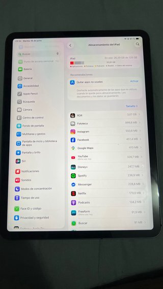 iPad Pro 2ª Gen 128GB version lte