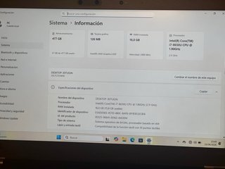 Lenovo Thinkpad T480S i7 16GB Táctil