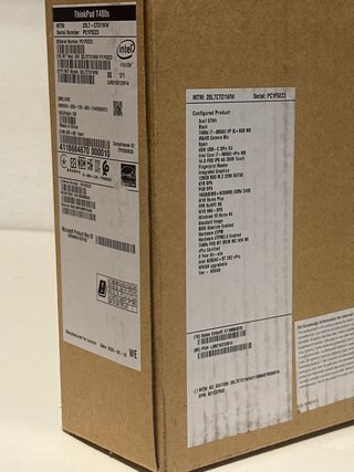 Lenovo Thinkpad T480S i7 16GB Táctil