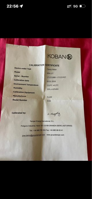 Pinça Amperímetro KOBAN KPA 11T AC/DC Clamp Meter