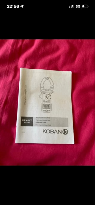 Pinça Amperímetro KOBAN KPA 11T AC/DC Clamp Meter