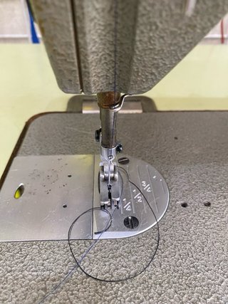 Máquina de coser industrial doble arrastre