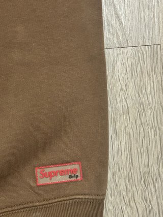 Sudadera Supreme Box Logo Marrón Talla XS