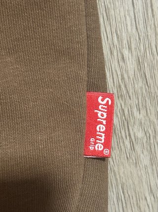 Sudadera Supreme Box Logo Marrón Talla XS