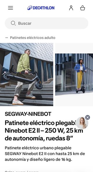 Patinete. Ninebot E2 II eKickScooter