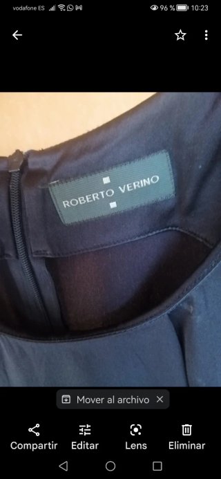 Blusa Roberto Verino Negra