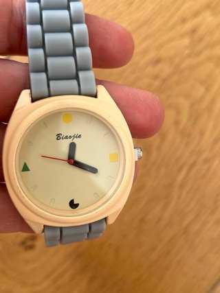 Reloj Biaojie Beige y Azul Nuevo