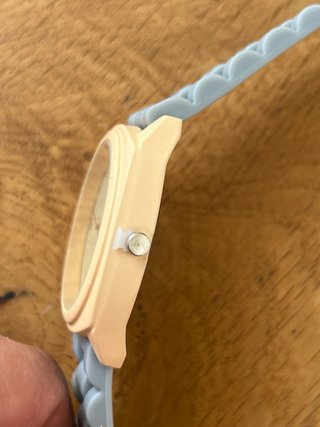 Reloj Biaojie Beige y Azul Nuevo